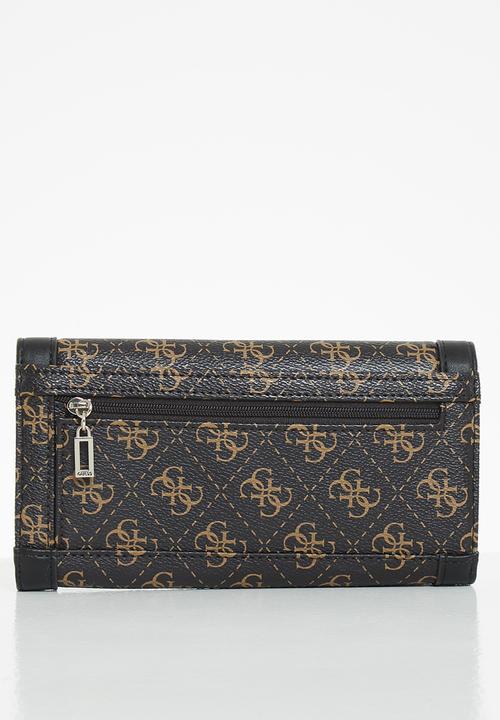 GUESS - Washington slg multi clutch - brown