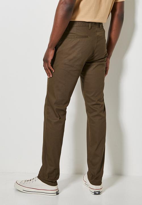 Superbalist - Caleb slim chino - brown