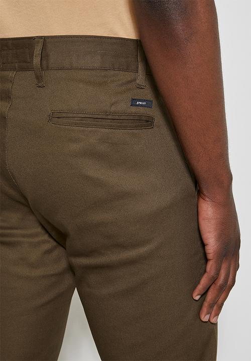 Superbalist - Caleb slim chino - brown