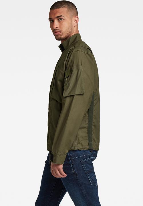G-STAR - Sporty slanted pocket indoor jacket - combat