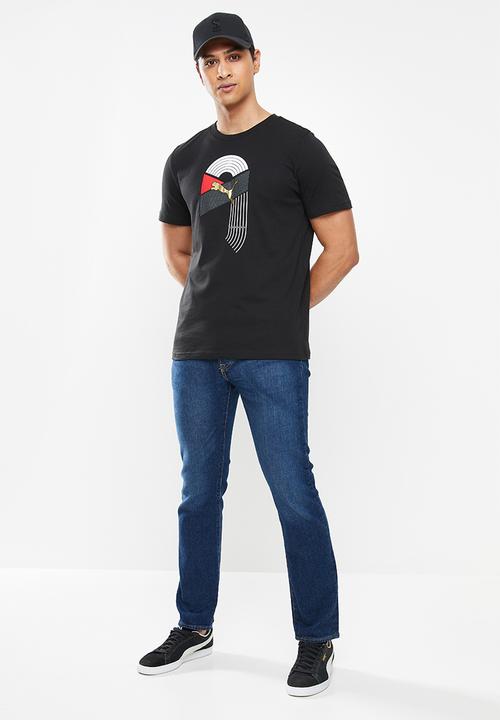 PUMA - As graphic tee - puma black
