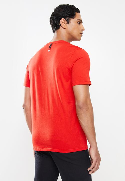 PUMA - As graphic tee - high risk red