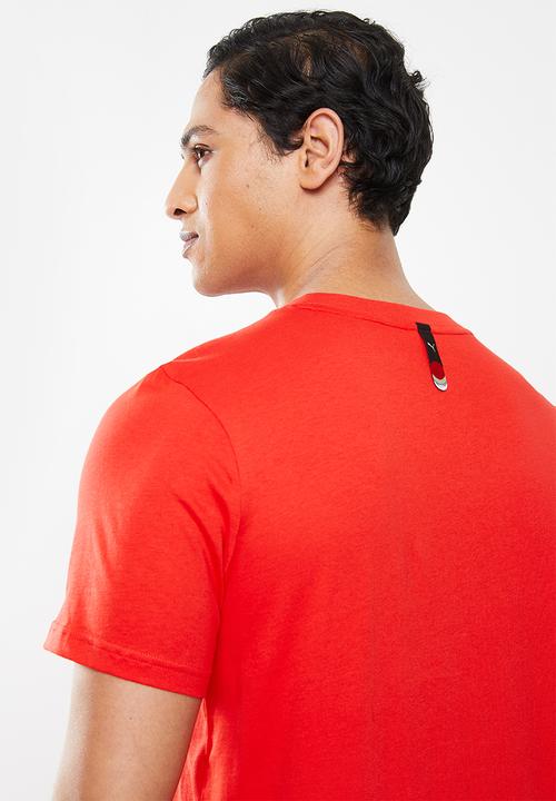 PUMA - As graphic tee - high risk red