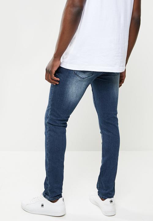 S.P.C.C - Dirty indigo feather fit skinny jeans - indigo