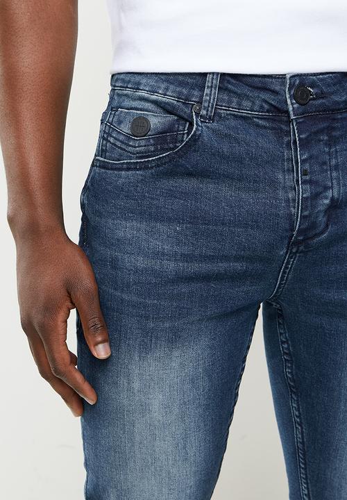 S.P.C.C - Dirty indigo feather fit skinny jeans - indigo