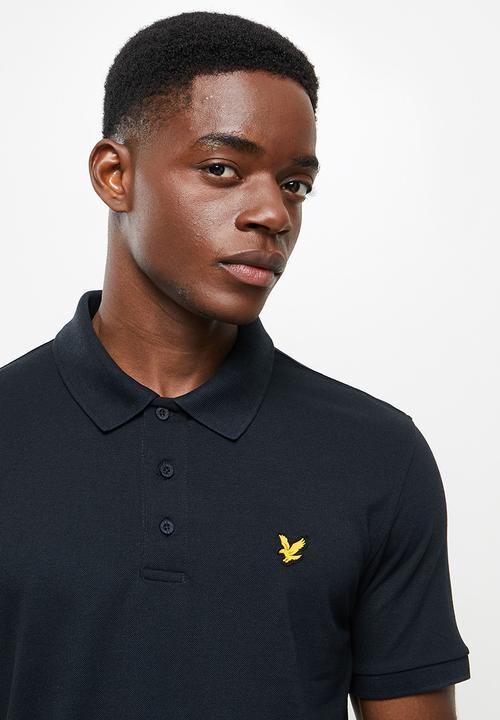 Lyle & Scott - Sleeve logo polo - black