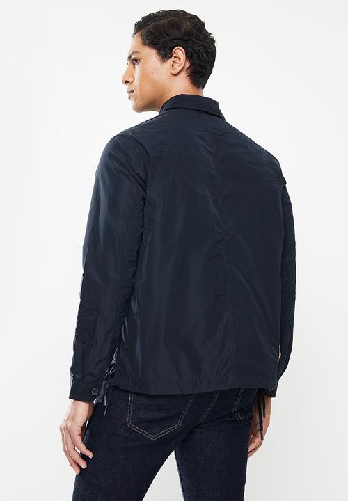 G-STAR - 2 Flap pocket relaxed long sleeve overshirt  - mazarine blue