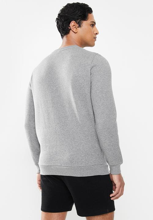 PUMA - Ess+ 2 col big logo crew fl - grey