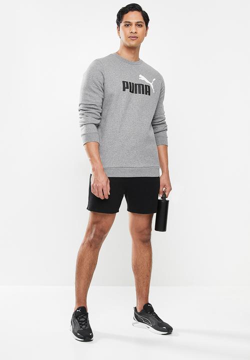 PUMA - Ess+ 2 col big logo crew fl - grey