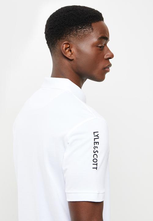 Lyle & Scott - Sleeve logo polo - white