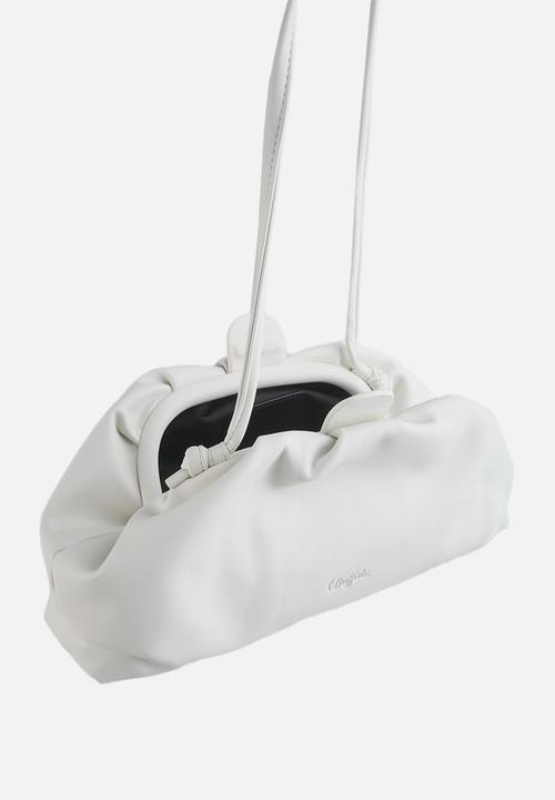 BUFFALO® London - Olivia - clutch - imi nappa - off white