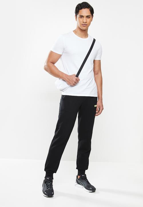 PUMA - Ess+ 2 col logo pants tr cl - puma black