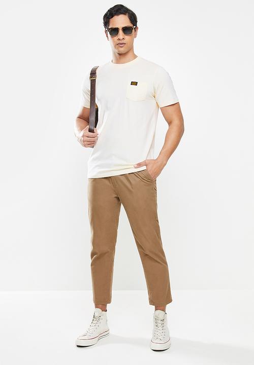 Superdry. - Workwear pocket tee - beige 