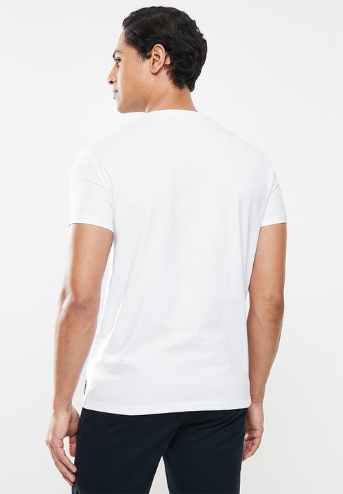 Superdry. - Sportstyle chenille tee - white 