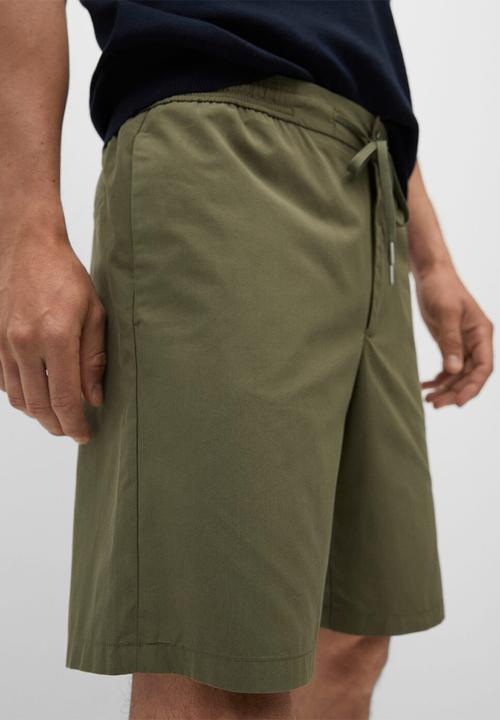 MANGO - Bermuda shorts venise - khaki