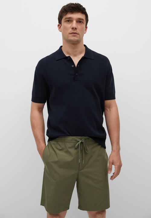 MANGO - Bermuda shorts venise - khaki