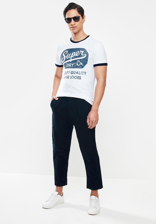 Superdry. - Workwear ringer tee - white