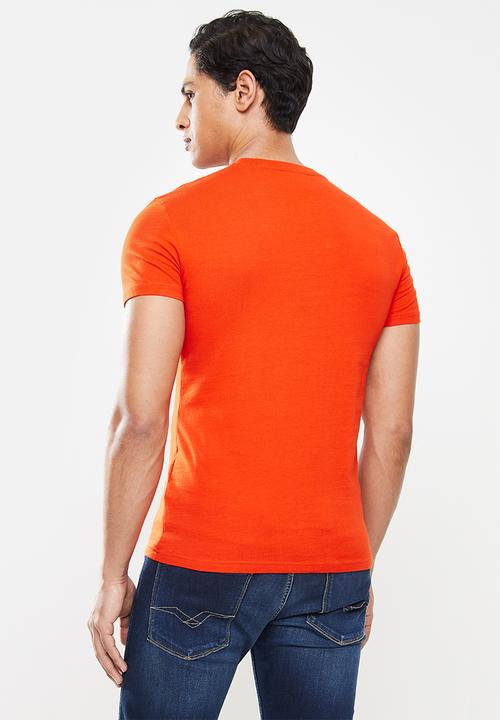 Superdry. - Short sleeve workwear graphic tee - orange