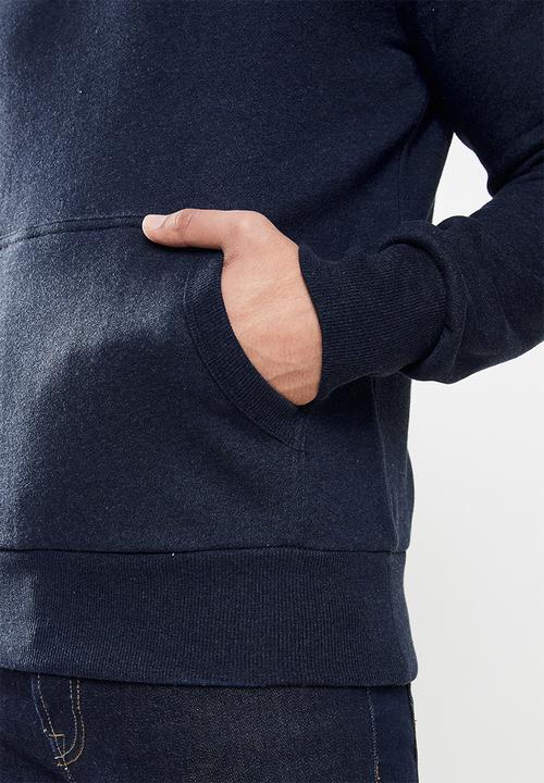 Superdry. - Ol classic hood - navy