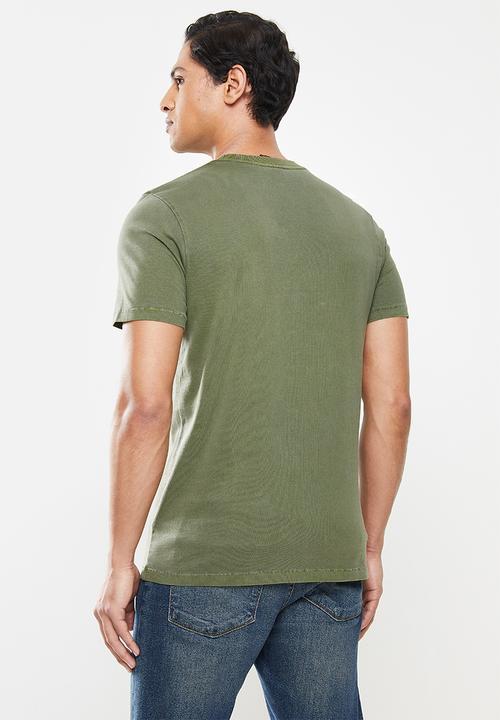 Superdry. - Workwear pocket tee - green 
