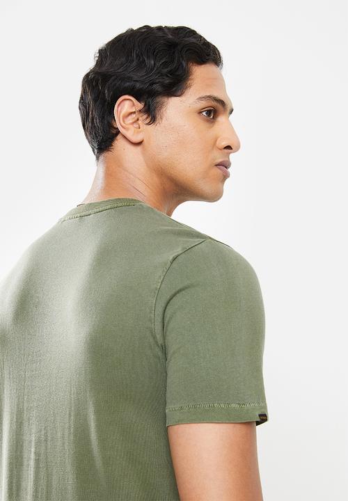 Superdry. - Workwear pocket tee - green 