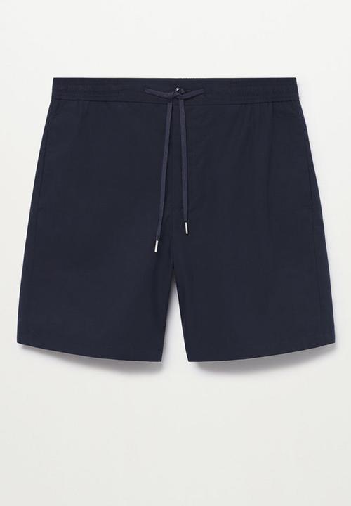 MANGO - Bermuda shorts venise - navy