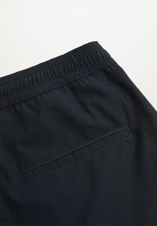 MANGO - Bermuda shorts venise - navy
