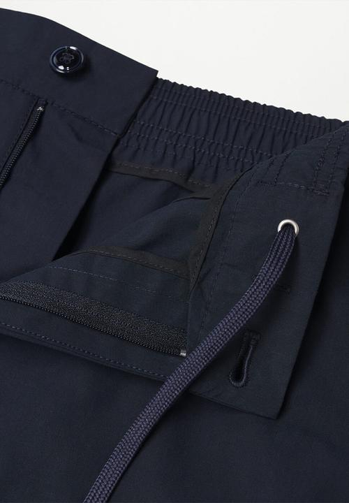 MANGO - Bermuda shorts venise - navy