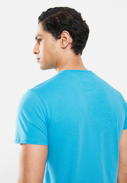 Superdry. - Collegiate graphic tee - blue 