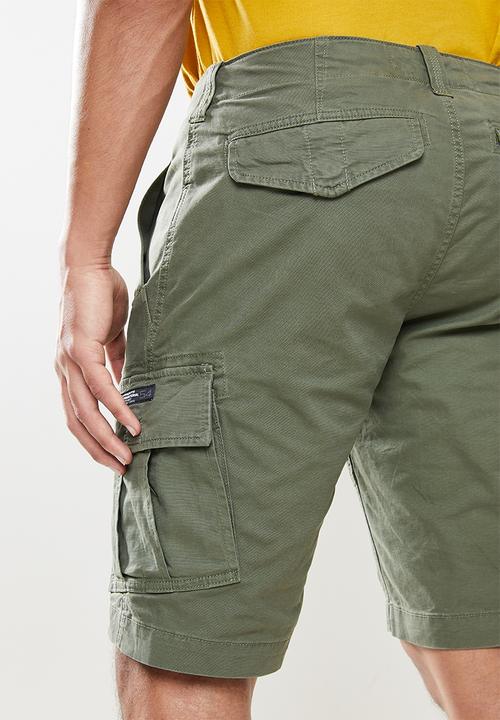 Superdry. - Core cargo shorts - draft olive
