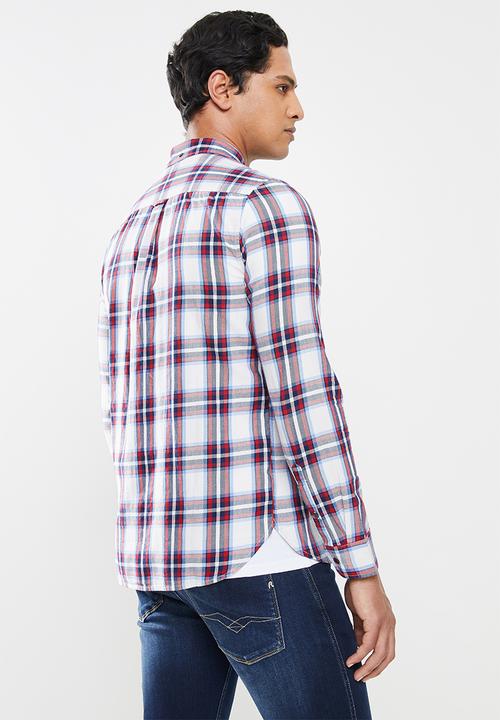 Superdry. - Workwear lite shirt - winter blue check