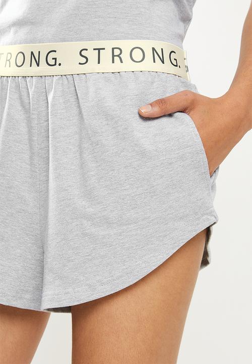 STRONG by T-Shirt Bed Co. - Summer shorties - grey