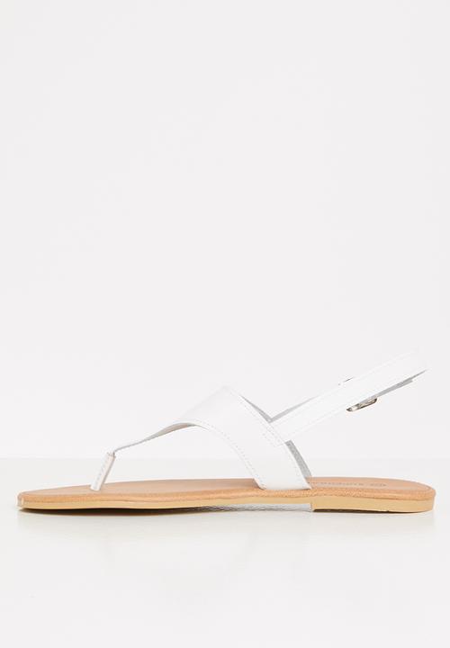Superbalist - Quin leather sandal - white