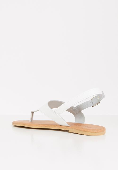 Superbalist - Quin leather sandal - white