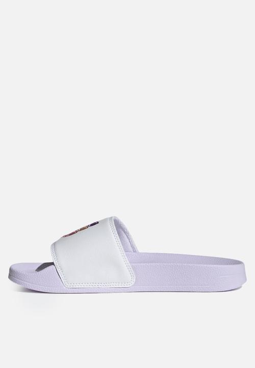 adidas Originals - Adilette lite w - ftwr white/purple tint/rose tone