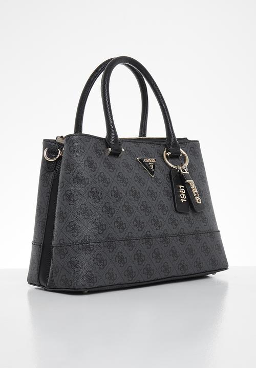 GUESS - Cordelia logo luxury satchel - coal logo