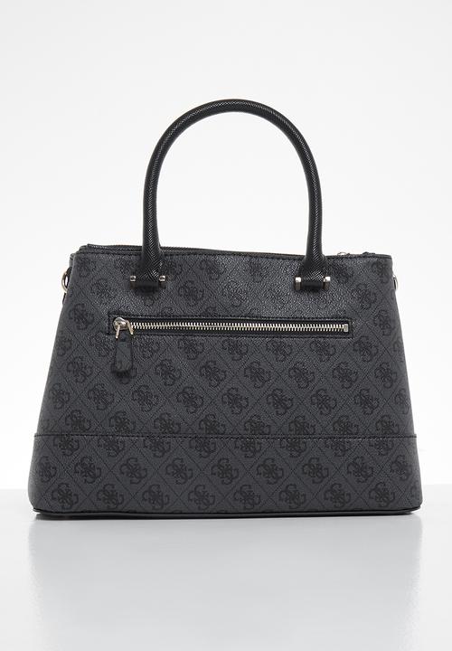 GUESS - Cordelia logo luxury satchel - coal logo