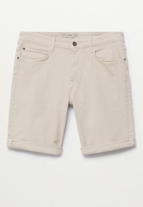 MANGO - Bermuda shorts nepto - light beige