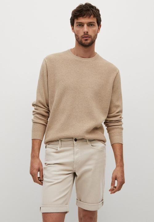 MANGO - Bermuda shorts nepto - light beige