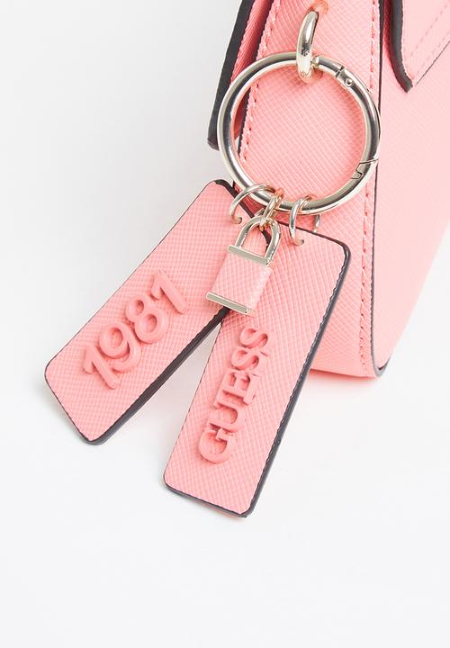 GUESS - Cordelia flap shoulder bag - pink
