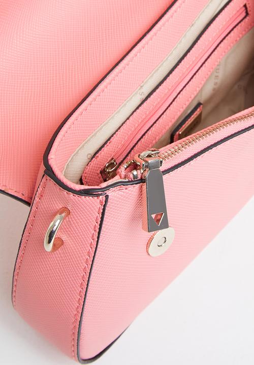 GUESS - Cordelia flap shoulder bag - pink
