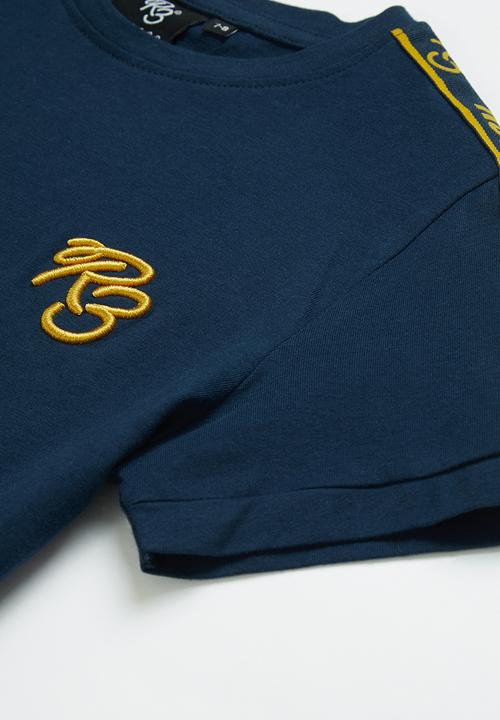 Ripstop - Cringlewood side tape tee - navy