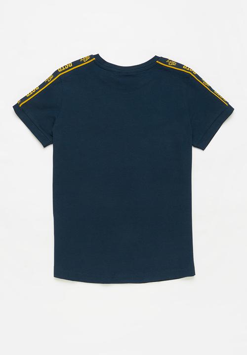Ripstop - Cringlewood side tape tee - navy