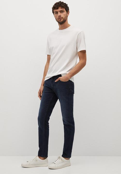 MANGO - Jeans jude - open blue0