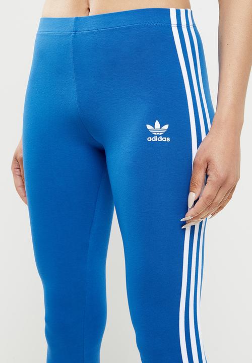 adidas Originals - 3 Stripe tights - bluebird