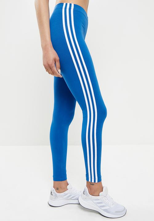 adidas Originals - 3 Stripe tights - bluebird