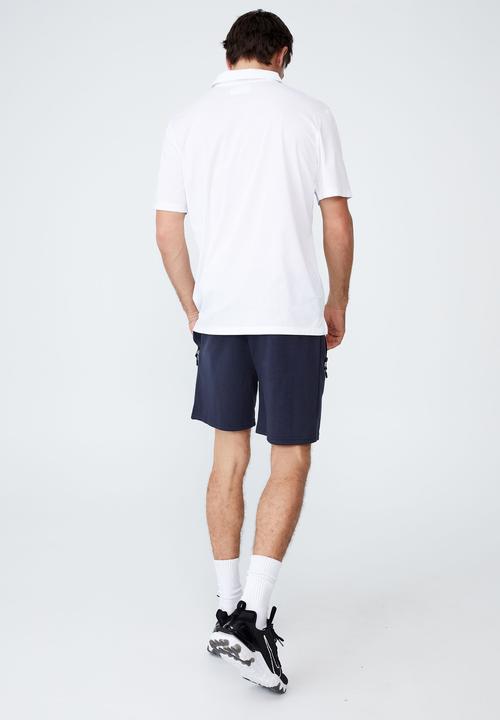 Cotton On - Active short sleeve polo - white
