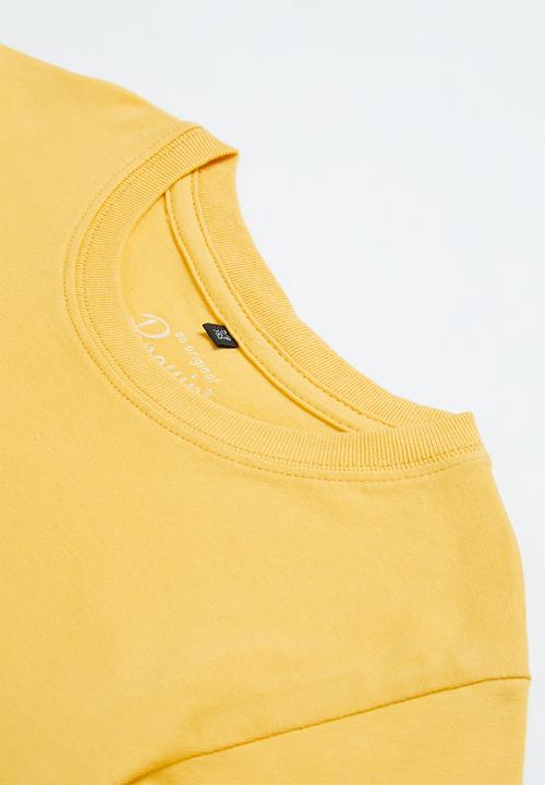 Original Penguin - Circle logo tee - honey gold