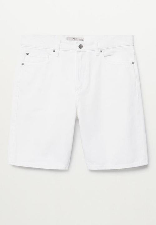 MANGO - Bermuda shorts bebob - white