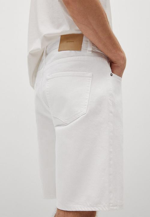 MANGO - Bermuda shorts bebob - white
